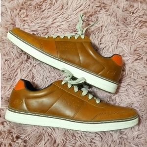 Skechers Heston Avano Classic Fit Leather Lace Up Casual Comfort Sneakers